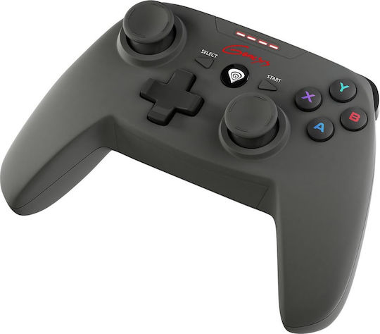 Genesis PV58 Ασύρματο Gamepad για PC / PS3 Μαύρο