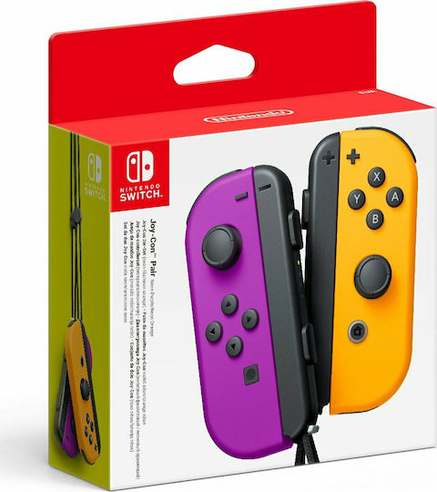 Nintendo Joy-Con Set Wireless Gamepad for Switch Purple/Neon Orange