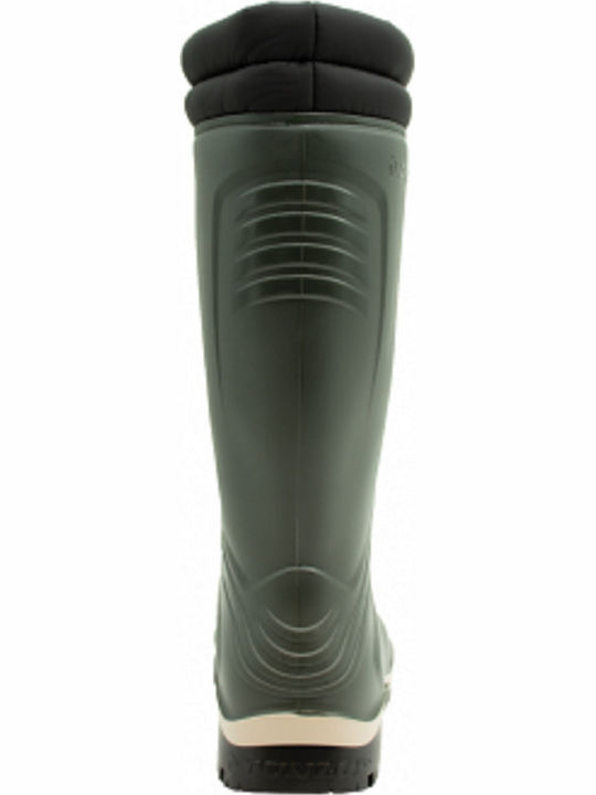 Dunlop Blizzard Hunting Wellingtons in Khaki color