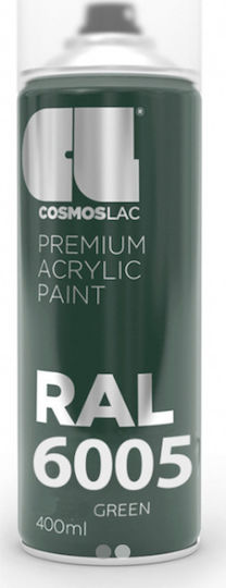 Cosmos Lac Σπρέι Βαφής Classic Acrylic Moss Green RAL 6005 400ml