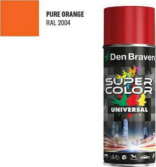 Bostik Den Braven Spray Paint SC Universal with Shiny Effect Pure Orange RAL 2004 400ml