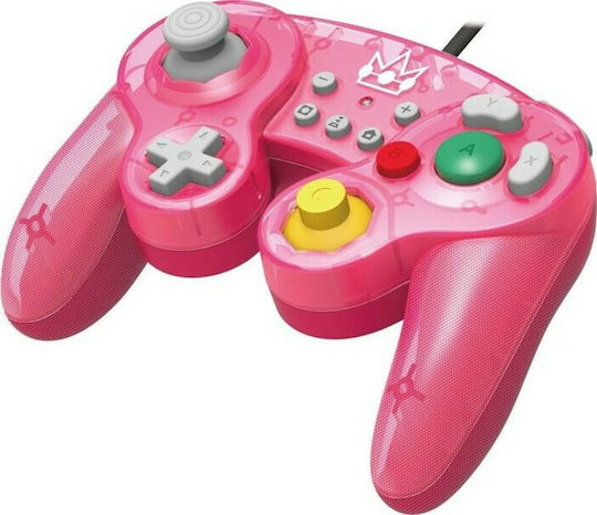 Hori Battle Pad Wired Gamepad for Switch Peach