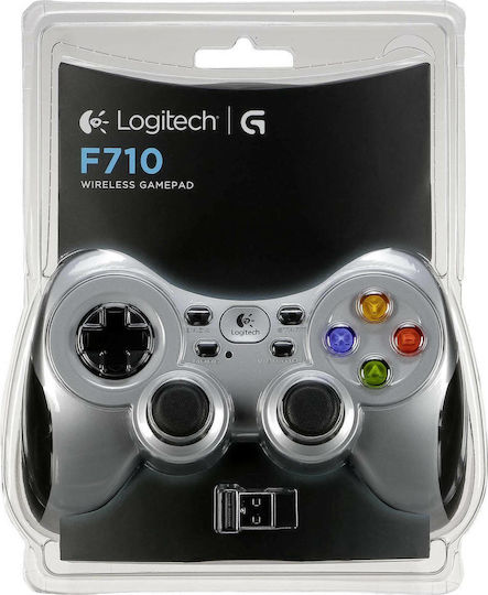 Logitech F710 Ασύρματο Gamepad για PC Γκρι