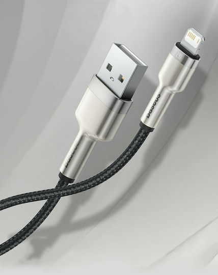 Baseus Cafule Series Плетена USB-A към Lightning кабел Бял 1м (CALJK-A02)
