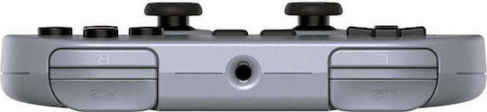 8Bitdo SN30 Pro Ενσύρματο Gamepad για PC / Switch Gray Edition