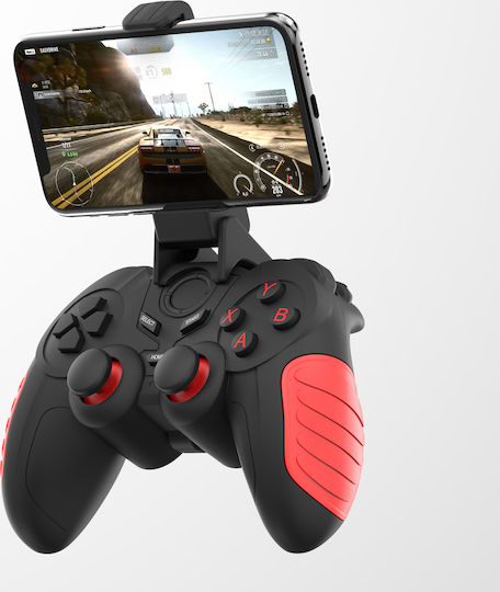 Lamtech LGP022131 Ασύρματο Gamepad για Android / PC / iOS Black/Red