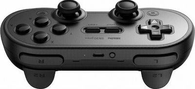 8Bitdo SN30 Pro+ Ασύρματο Gamepad για Android / PC / Switch Black