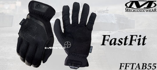 Mechanix Wear Fastfit Military Gloves Covert In Black Colour