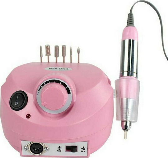 Farmavita DM-202 Τροχός Νυχιών Ρεύματος 30W Ροζ 20000 Στροφών με Πεντάλ