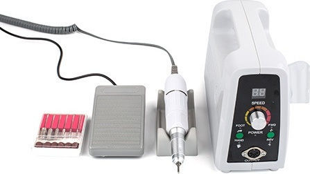 ZS-703 Nagelfräser Strom 65W Weiß mit Pedal mit 35000 Umdrehungen pro Minute