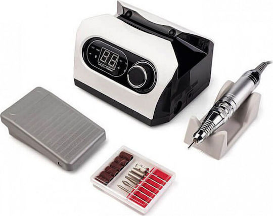 Factory ZS-717 Nail Drill Power 65W White with 35000 Rotations per Minute