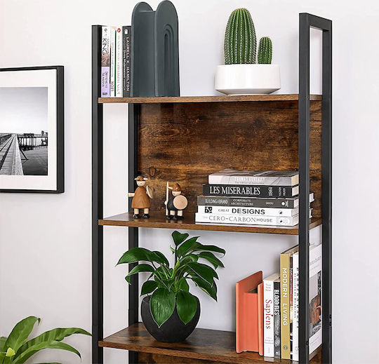 Leobert Brown Bookcase 62x24x165cm