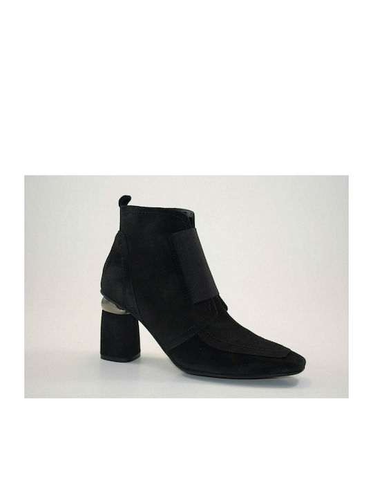 Marian 16213 Suede Women's Ankle Boots Black