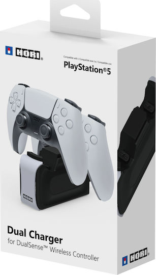 Hori Dual Charger for DualSense Charging Station for 2 controllers PS5 White