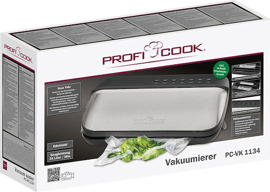 Profi Cook Вакуумна Уредба Външна с Максимална Дължина на Запечатване 300mm Автоматична PC-VK 1134