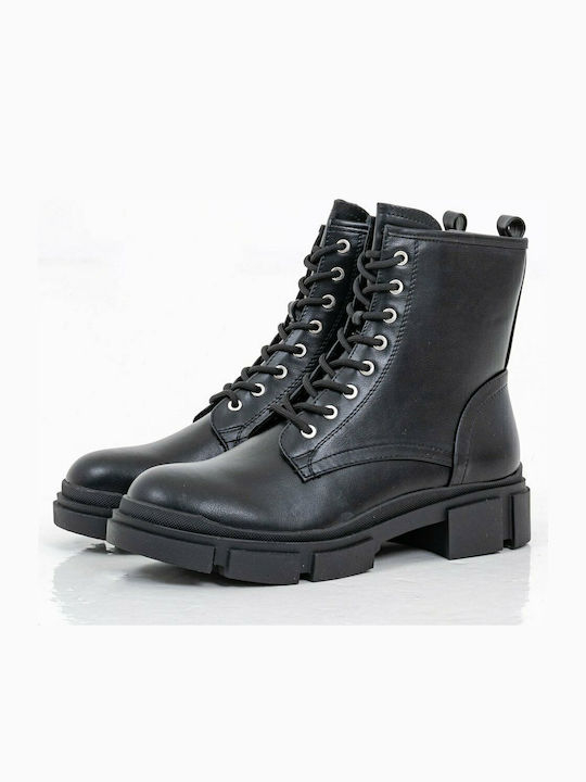 Arde Leather Women's Ankle Boots Black