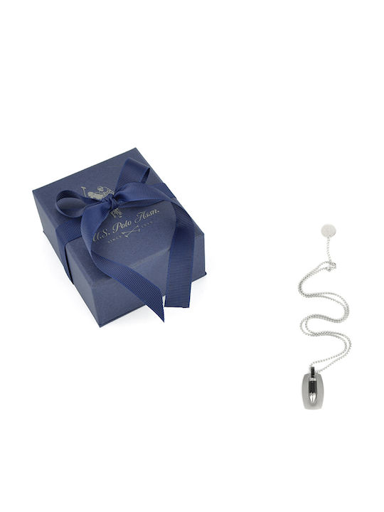 U.S. Polo Assn. Zephyr Black Necklace