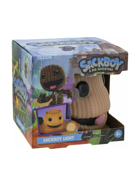 Paladone Παιδικό Διακοσμητικό Φωτιστικό Sackboy A Big Adventure Καφέ 12εκ.