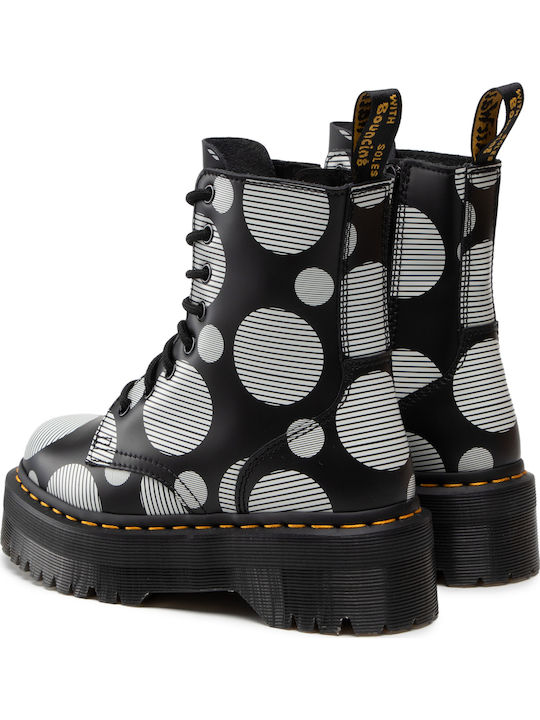 Jadon Polka Dot Smooth Leder Stiefeletten Damen Mehrfarbig