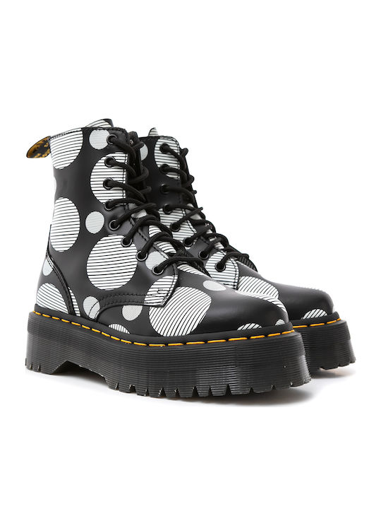 Jadon Polka Dot Smooth Leder Stiefeletten Damen Mehrfarbig