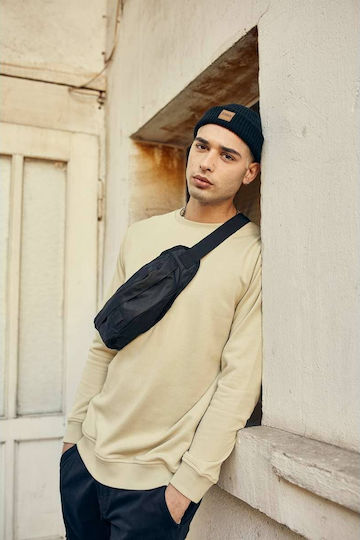 TB3274 Beanie Männer Beanie mit Rippstrick in Schwarz Farbe