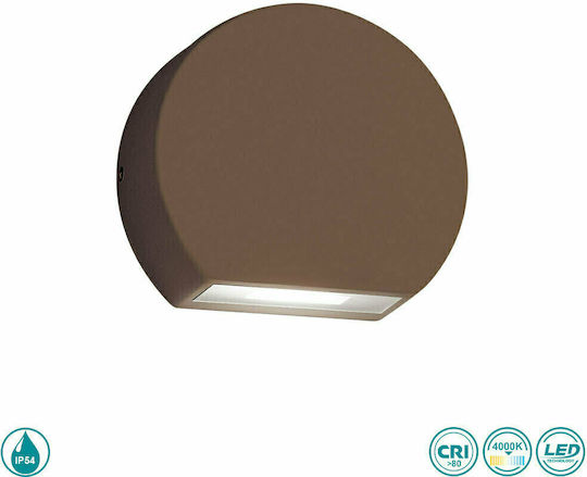 Gea Luce Επιτοίχιο Εξωτερικό Σποτ LED IP54 5W με Φυσικό Λευκό Φως