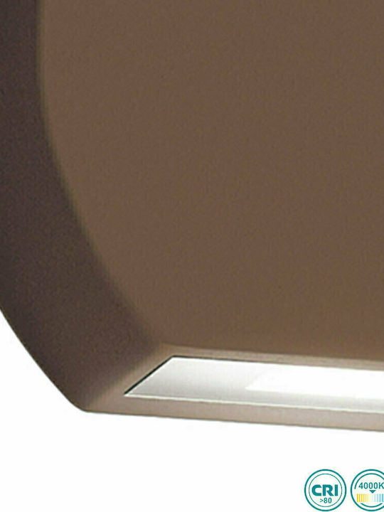 Gea Luce Wall-Mounted Outdoor Spot Light LED IP54 5W with Natural White Light