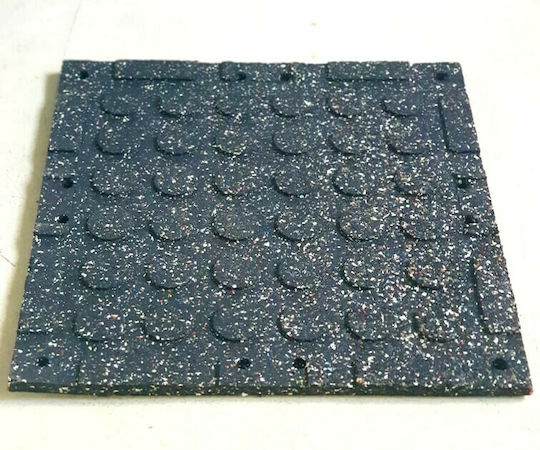 Luxury Fitness Gym Equipment Flooring Multicolour 100x100x2cm 1 Piece
