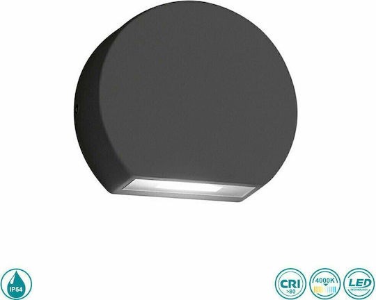 Gea Luce Luly Spot de exterior montat pe perete LED IP54 5W cu Alb Natural Lumină