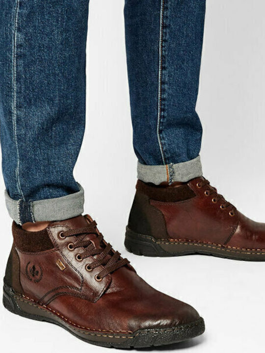 Leather Brown Boots Anatomical