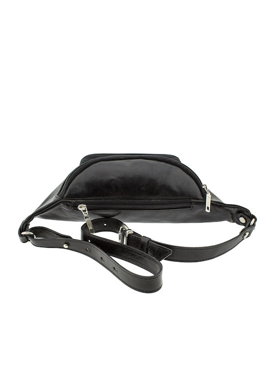Magazin online pentru bărbați Piele Bum Bag pentru Talie Negru