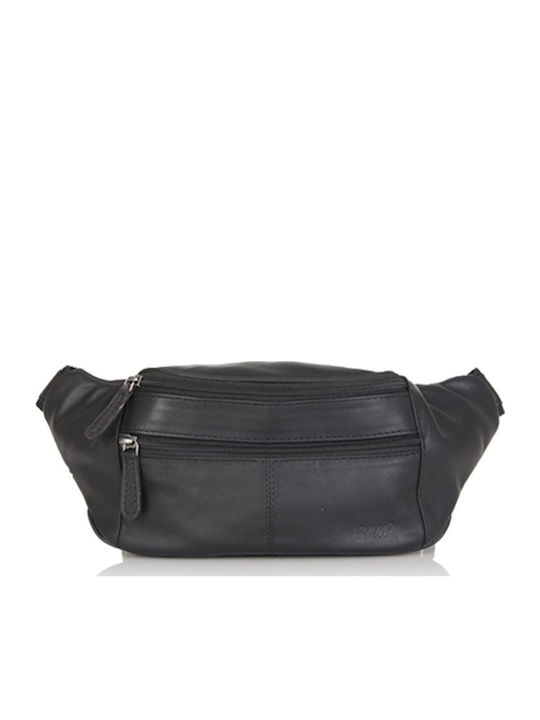 Herren Bum Bag Taille Schwarz