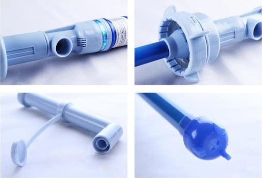 Factory Plastic Battery Powered Oil & Water Pump Blue 71cm
