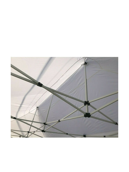 Epiplo-Fos Faltbarer Pavillon Garten Weiß 3x5.84m
