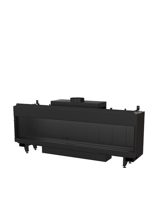 Kratki Leo 200 G31 37 MBAR Șemineu cu inserție Gaz 17kW Drept cu ușă fixă