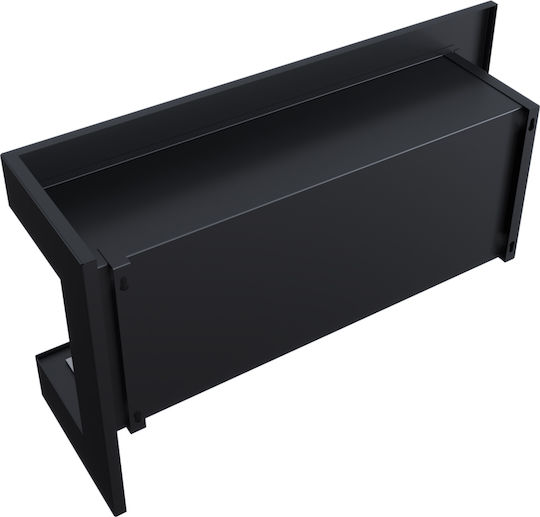 Kratki Delta P 900 Tuv Indoor Wall Mounted Bioethanol Fireplace Black 90x22x48cm