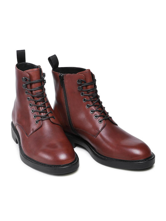 Alex Leather Brown Boots