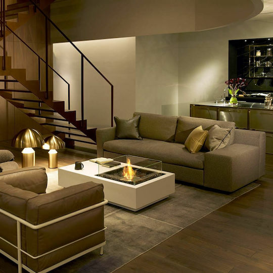 Ecosmart Fire Manhattan 50 De podea Șemineu pe bioetanol Interior / Exterior Natural 127x76.2x29.6cm