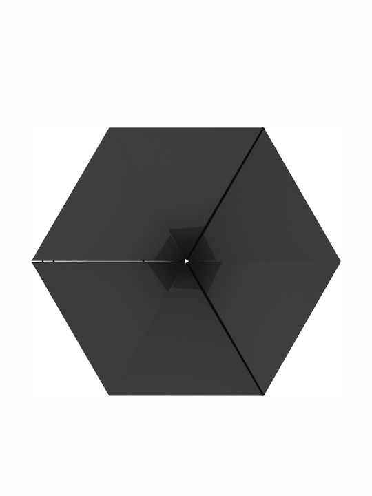 Kratki Focar În aer liber din metal Negru 69.2x60.5x22.5cm