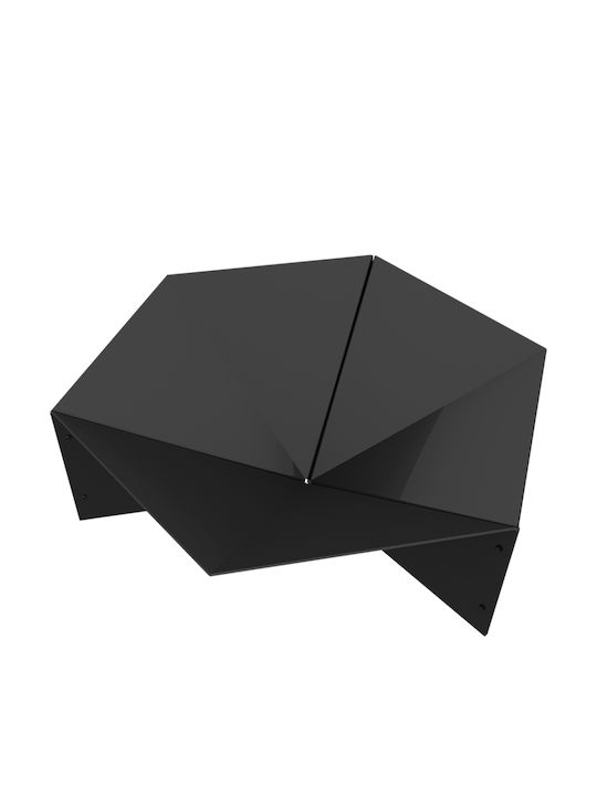 Kratki Focar În aer liber din metal Negru 69.2x60.5x22.5cm