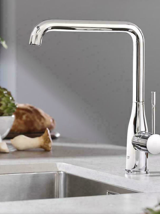 Grohe Essence Kitchen Counter Faucet Silver