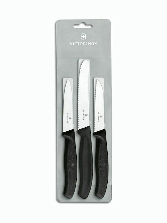 Victorinox Swiss Classic Knife Set from Stainless Steel 3pcs