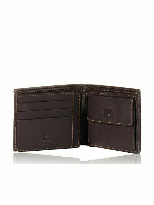 Vegas Leather Men's Wallet Classic Brown