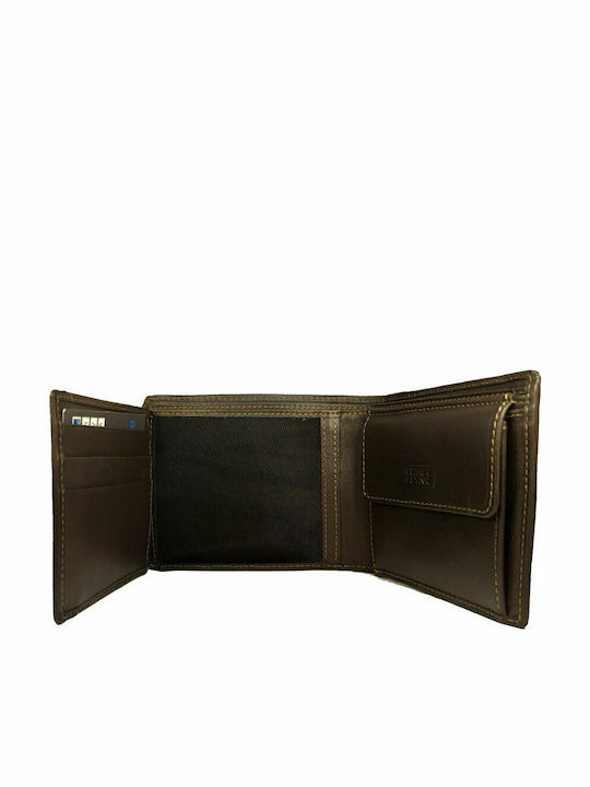 Vegas Leather Men's Wallet Classic Brown