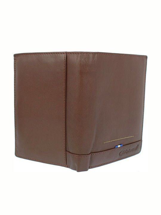 Leather Men's Wallet Classic Brown