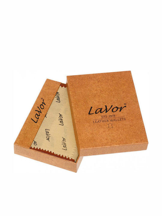 Leather Men's Wallet with RFID Red
