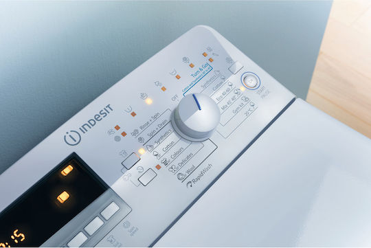 Indesit BTW B7220P EU/N Пералня 7кг 1200 Оборота RapidWash