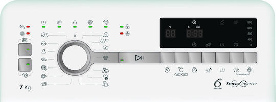 Whirlpool Πλυντήριο Ρούχων Άνω Φόρτωσης 7kg 1200 Στροφών FreshCare TDLR 7220SS EU/N