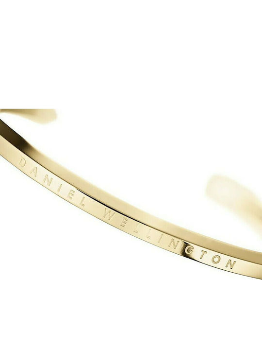 Daniel Wellington Women's Gold Plated Steel Handcuffs Bracelet Classic Large
