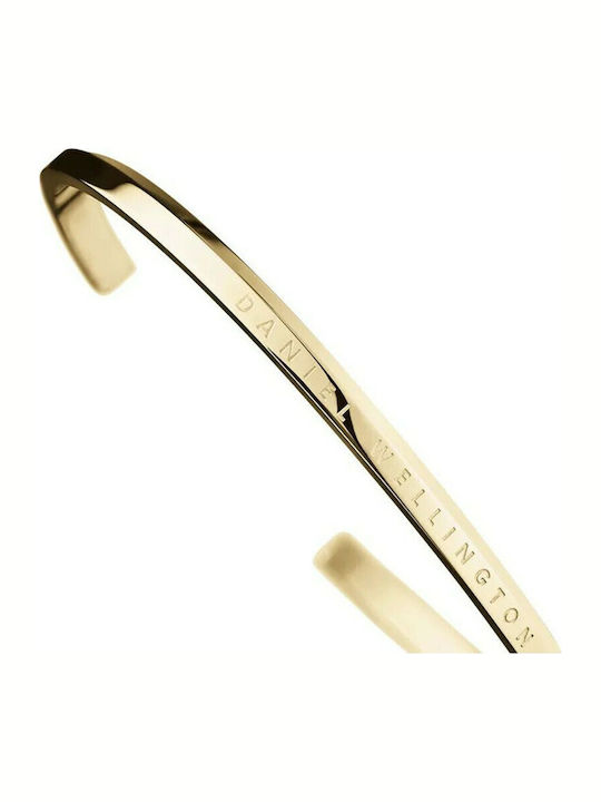 Daniel Wellington Classic Large Βραχιόλι Χειροπέδα από Ανοξείδωτο Ατσάλι Επιχρυσωμένο 18.5cm